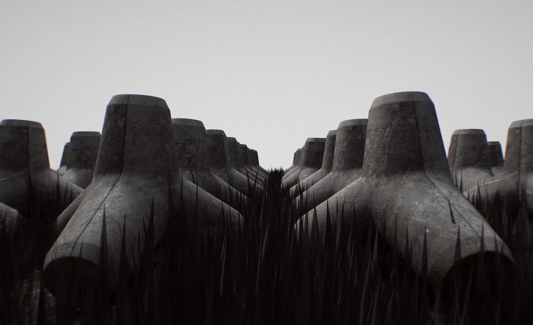 PBR Game 3D Models – Scifi Brutalism Series Structure 2