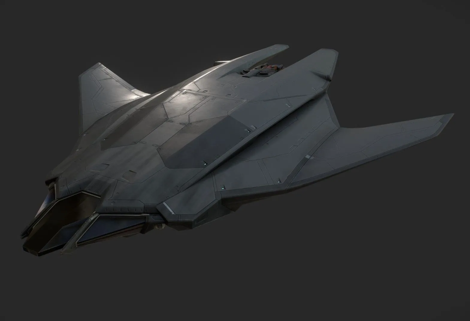 PBR Game 3D Models – Scifi ship for Games