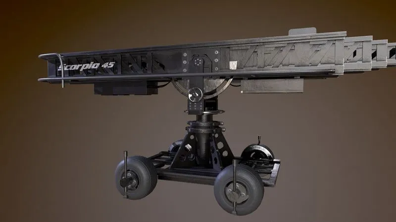 PBR Game 3D Models – Scorpio 45 Camera Crane