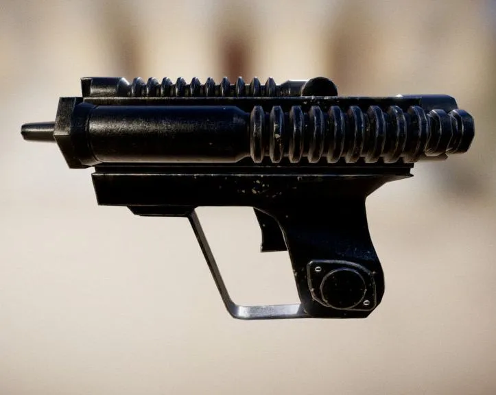 PBR Game 3D Models – Scout Blaster Lowpoly