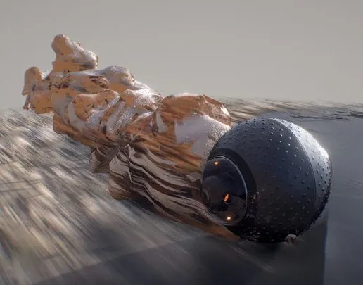 PBR Game 3D Models – Scout Drone Sketch