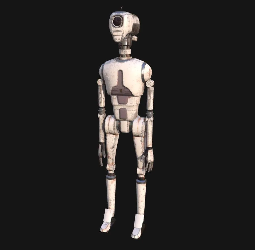 PBR Game 3D Models – Se 2 Worker Star Wars