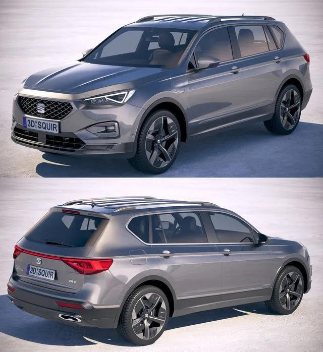 PBR Game 3D Models – Seat Tarraco PHEV 2020