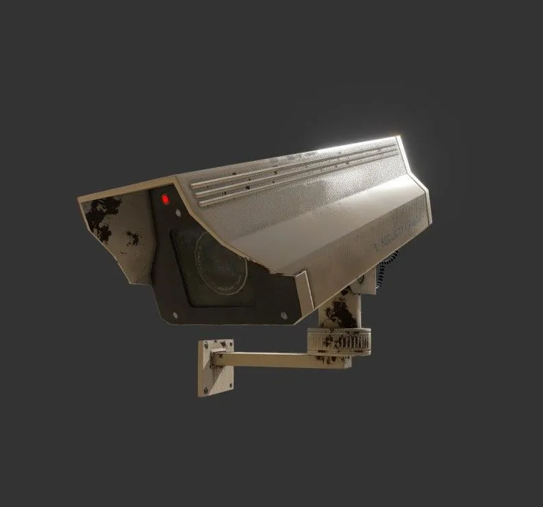 PBR Game 3D Models – Security Camera