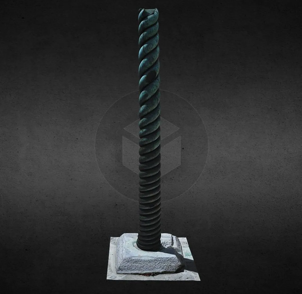 PBR Game 3D Models – Serpentine Column Istanbul
