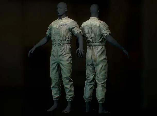 PBR Game 3D Models – SERUM – hero suit