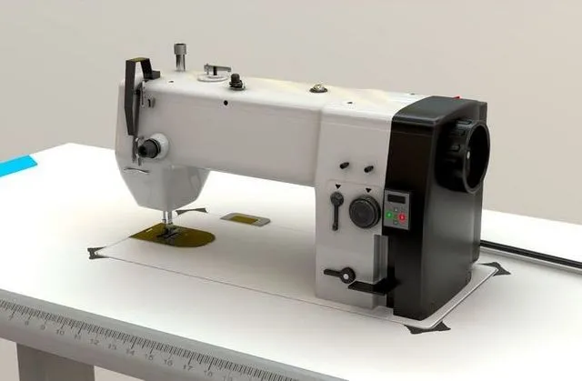 PBR Game 3D Models – Sewing Machine Industrial