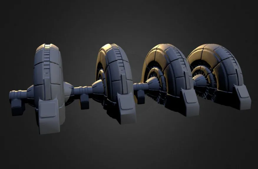 PBR Game 3D Models – Shield Generator (2)