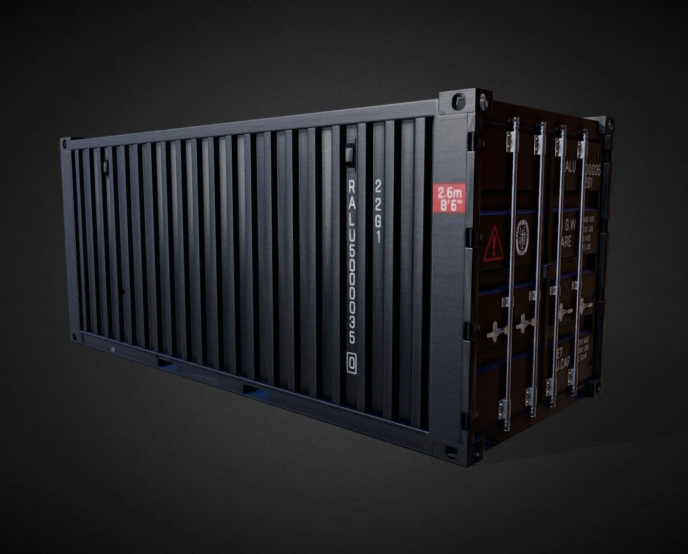 PBR Game 3D Models – Shipping Container Tutorial Included