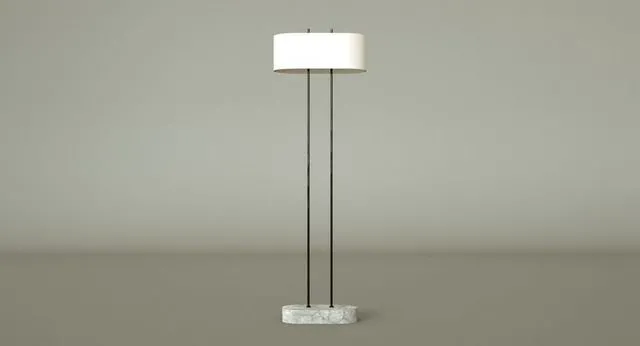 PBR Game 3D Models – Shiro Floor Lamp