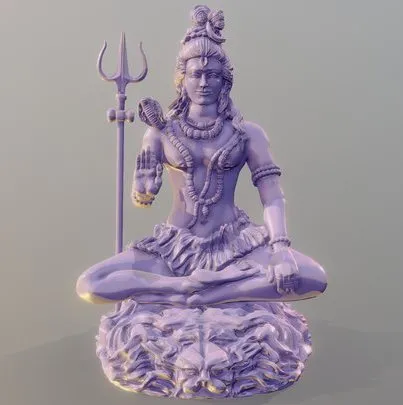PBR Game 3D Models – Shiva 02