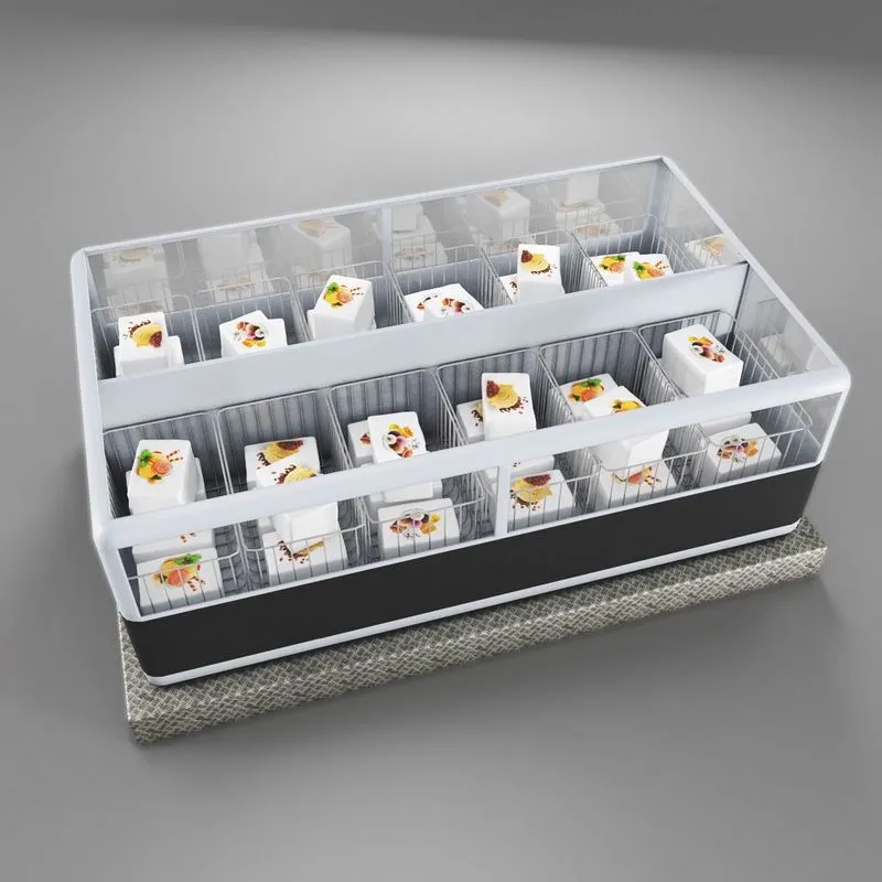 PBR Game 3D Models – Shop Fridge