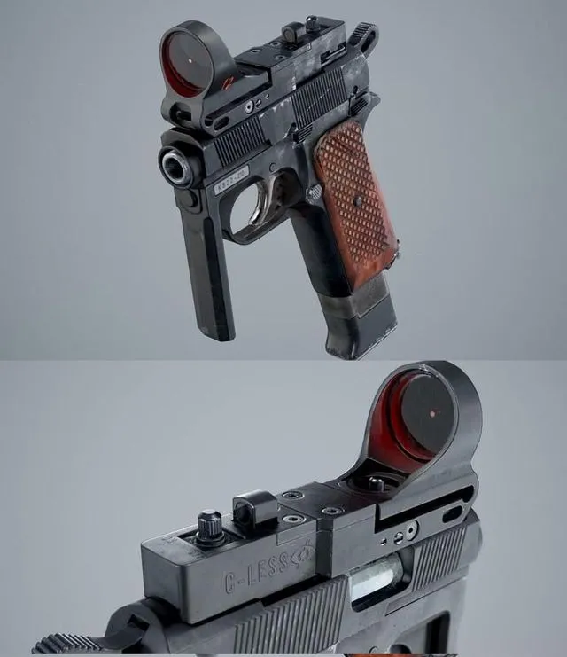 PBR Game 3D Models - Short Power Gun