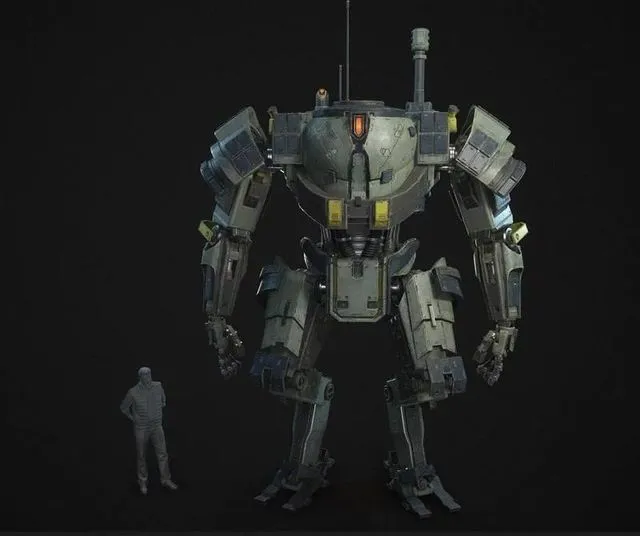 PBR Game 3D Models - Siege BOT