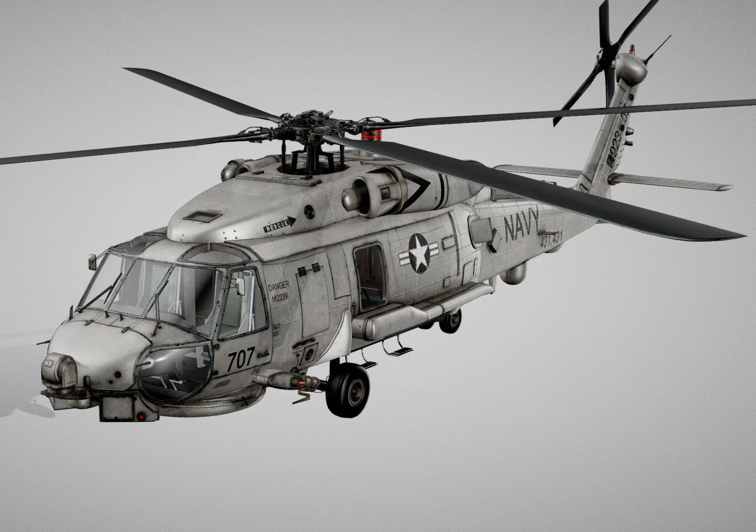 PBR Game 3D Models – Sikorsky Sh 60 Seahawk