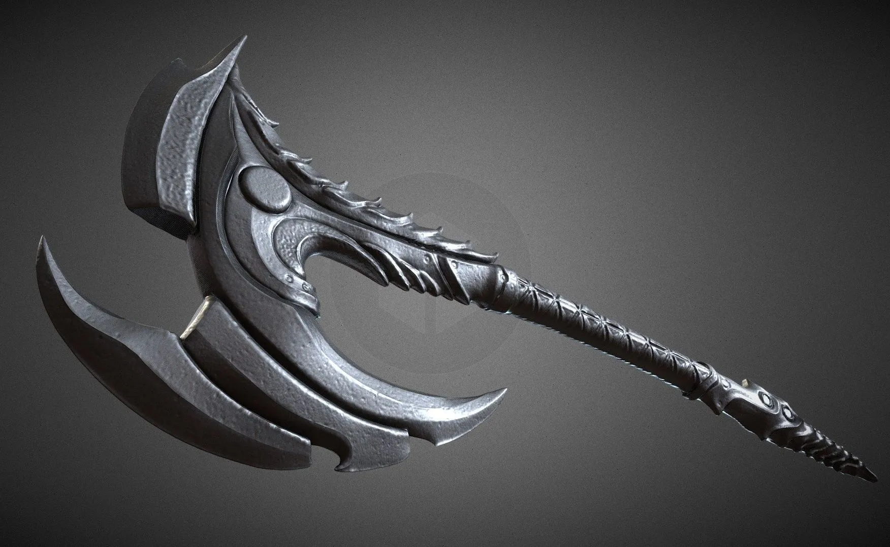 PBR Game 3D Models – Skaz Axe Lowpoly