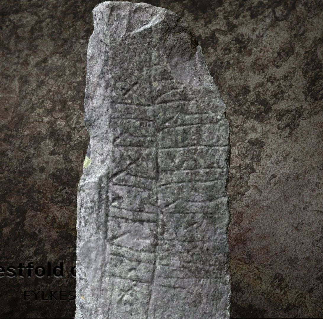 PBR Game 3D Models – Skeisteinen Rune Stone