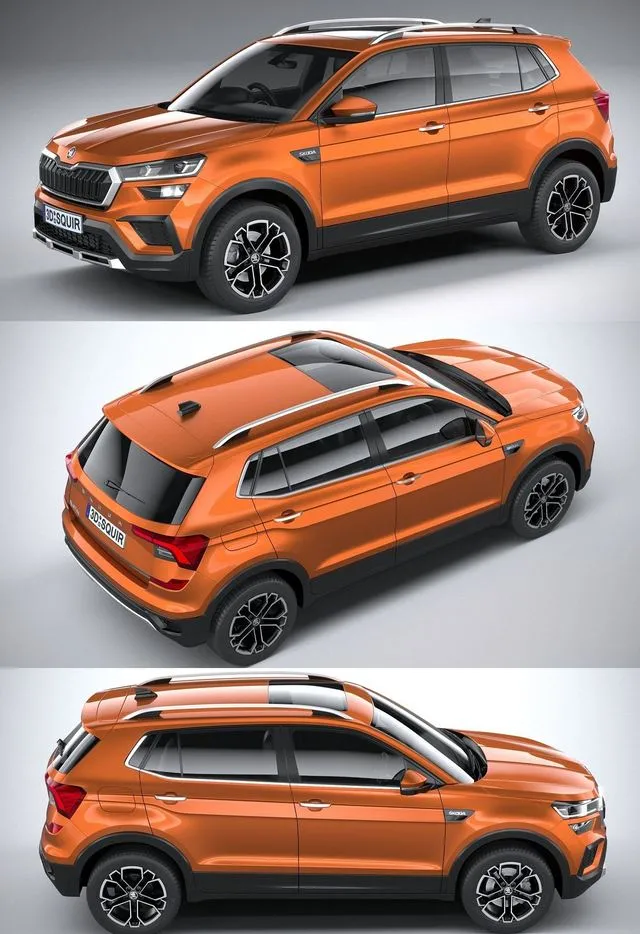 PBR Game 3D Models – Skoda Kushaq 2021