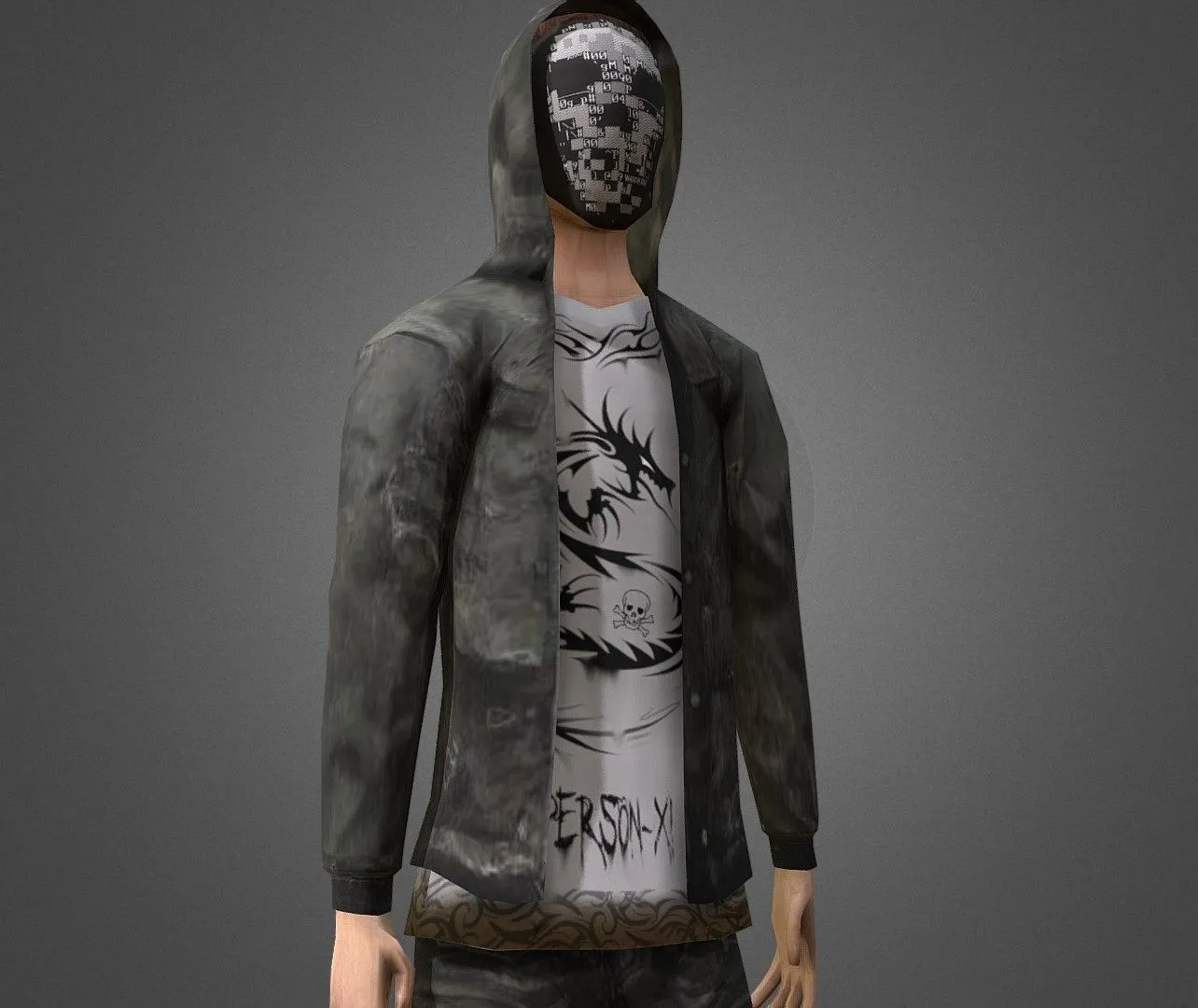 PBR Game 3D Models – Skull Face