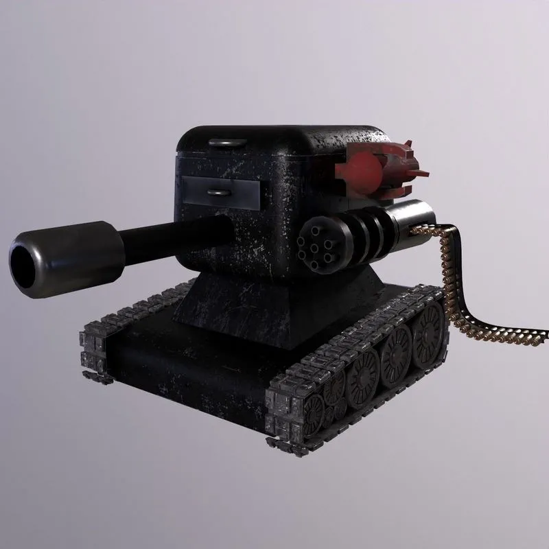 PBR Game 3D Models – Small and Sweet Tank
