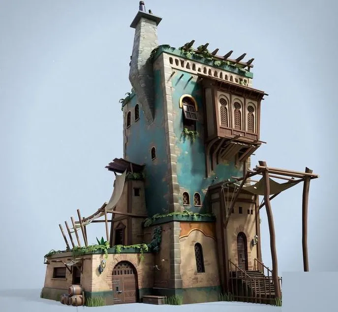 PBR Game 3D Models – Small House