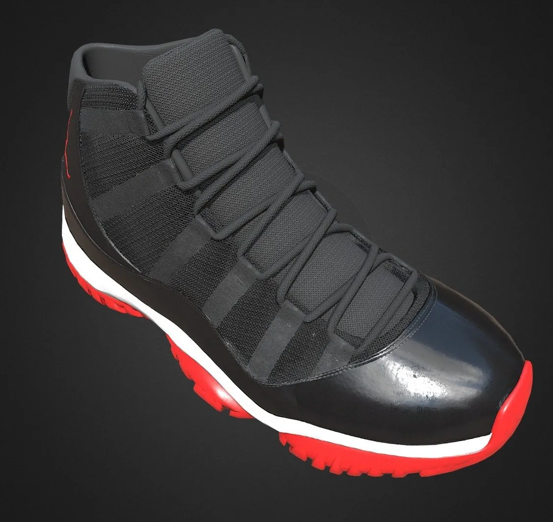 PBR Game 3D Models – Sneakers Nike Air Jordan 11 Retro