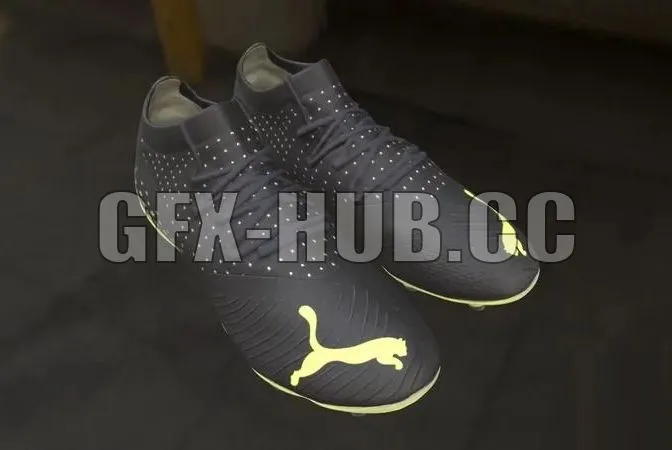 PBR Game 3D Models – Soccer cleats