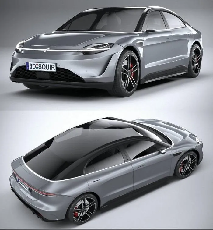 PBR Game 3D Models – Sony Vision S 2020