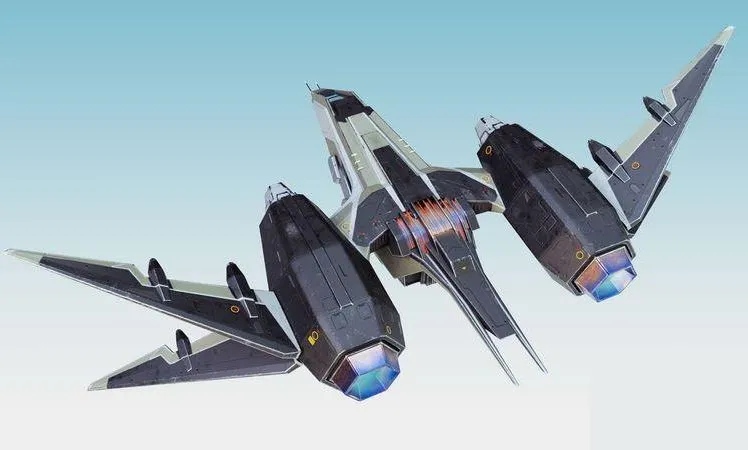 PBR Game 3D Models – Space Fighter MK 1