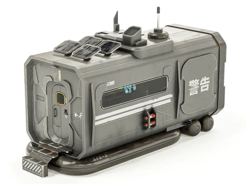 PBR Game 3D Models - Space Station EOne