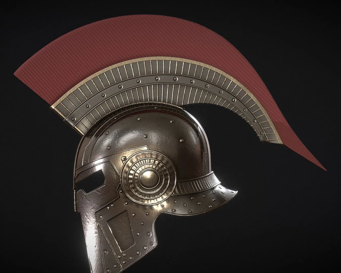 PBR Game 3D Models – Spartan Helmet G2