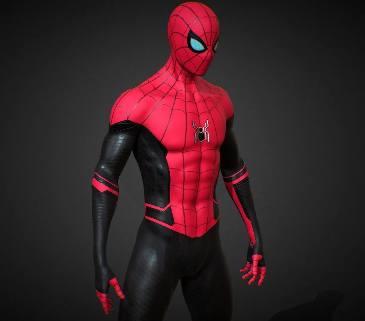 PBR Game 3D Models – Spider Man Far From Home Upgraded Suit