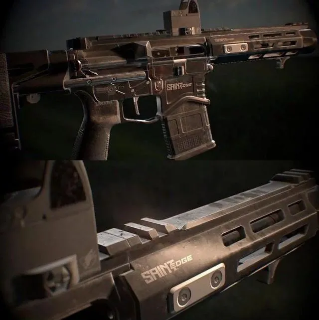 PBR Game 3D Models – Springfield Armory – Saint Edge AR-15 Pistol