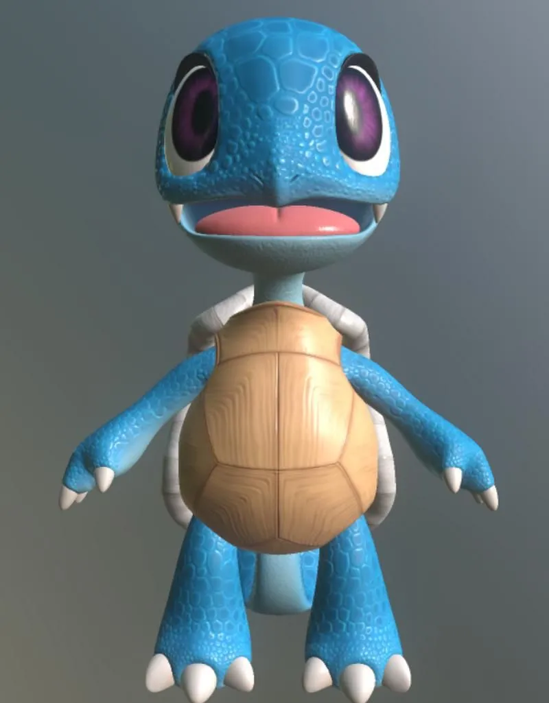 PBR Game 3D Models – Squirtle