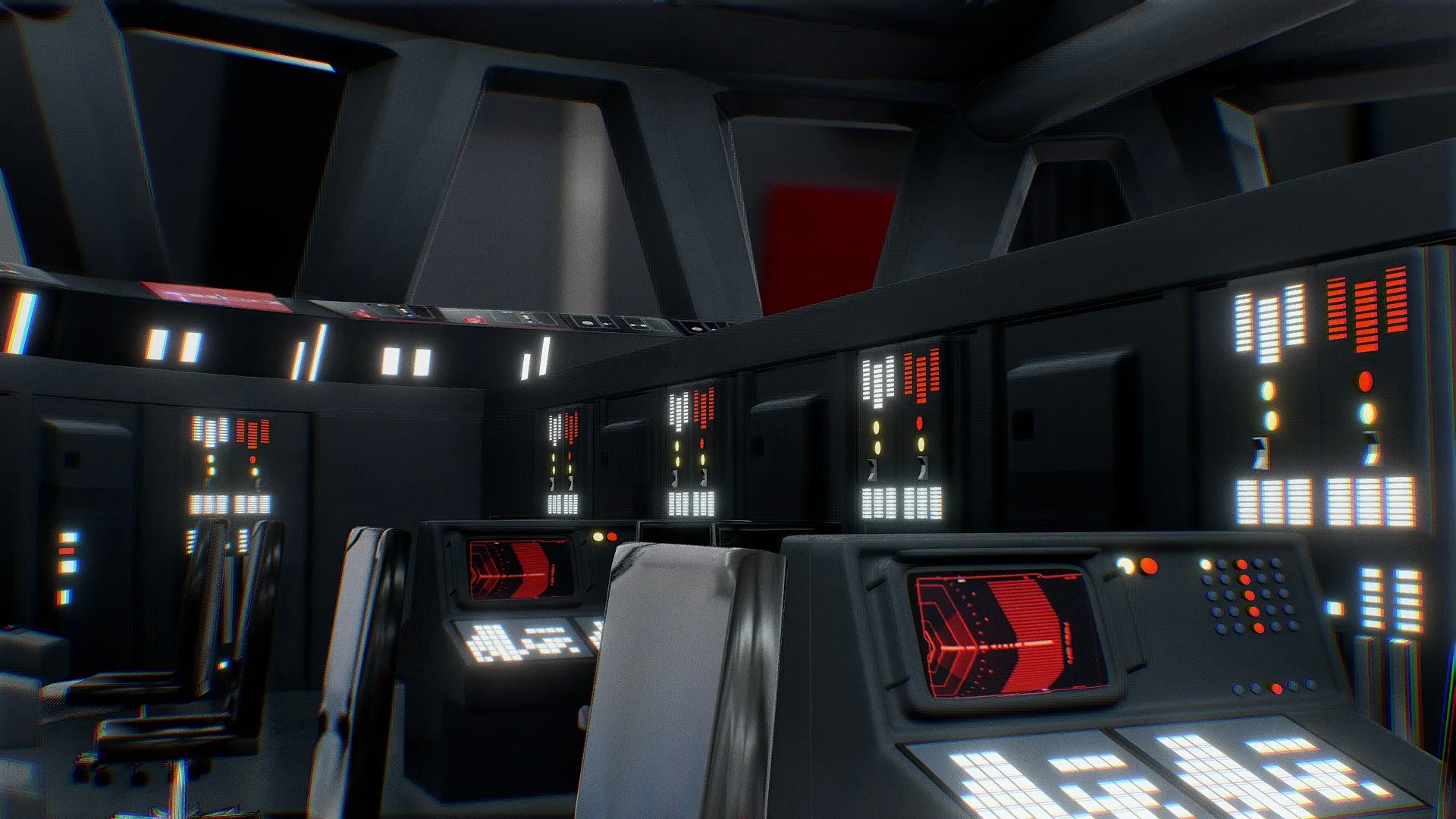 PBR Game 3D Models – Star Destroyer Bridge Star Wars