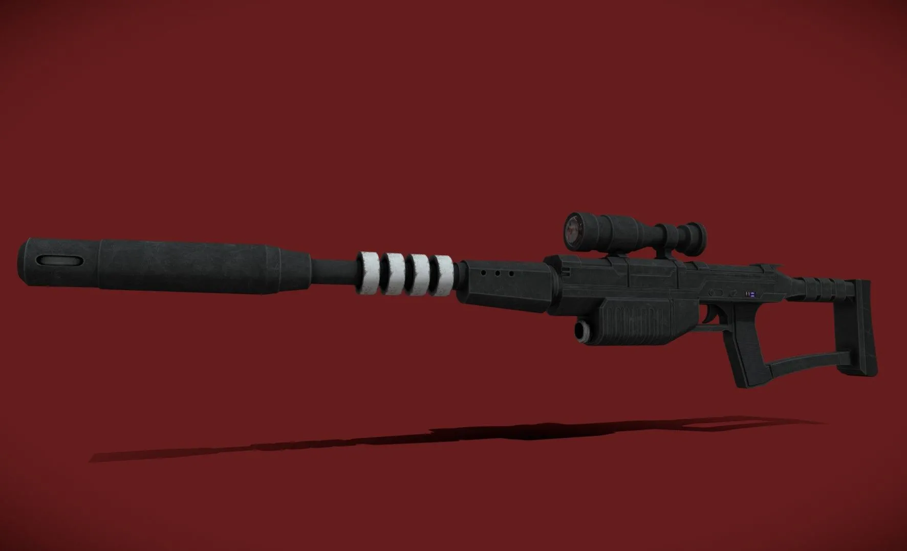 PBR Game 3D Models – Star Wars 773 Firepuncher Rifle