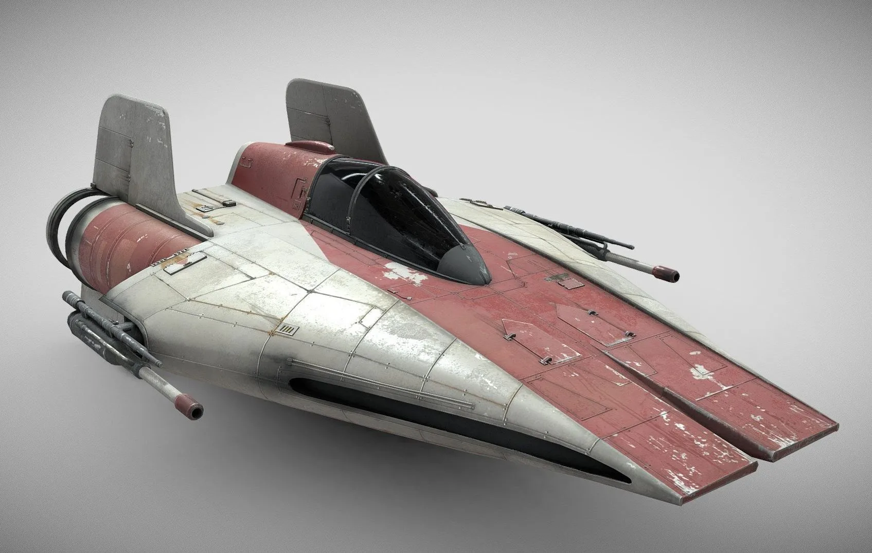PBR Game 3D Models – Star Wars A Wing