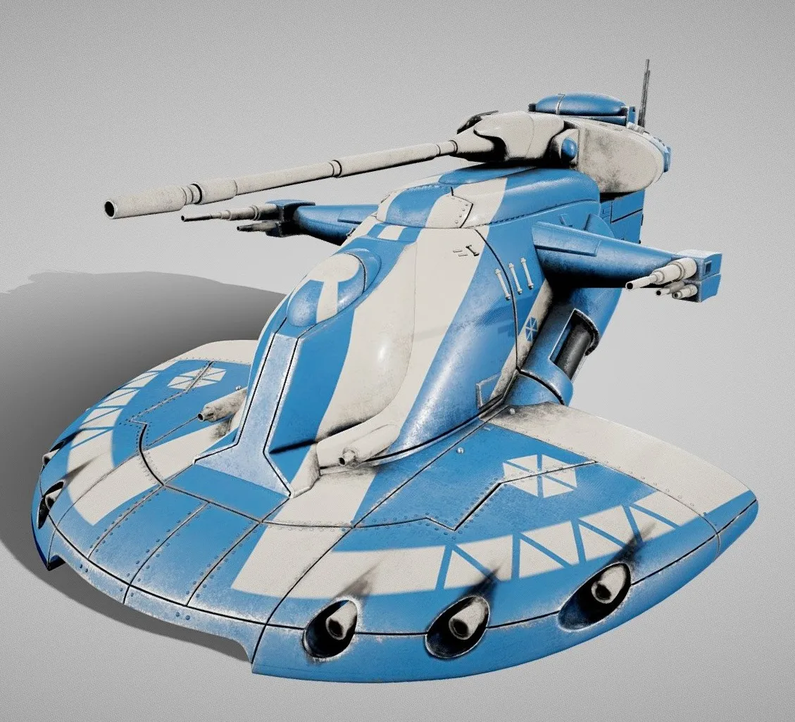 PBR Game 3D Models – Star Wars Aat Battletank