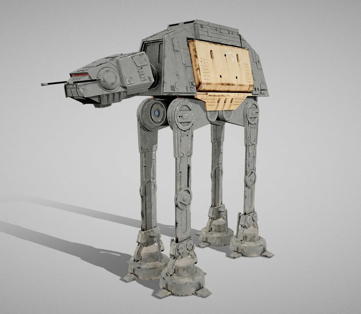 PBR Game 3D Models – Star Wars At Act Walker