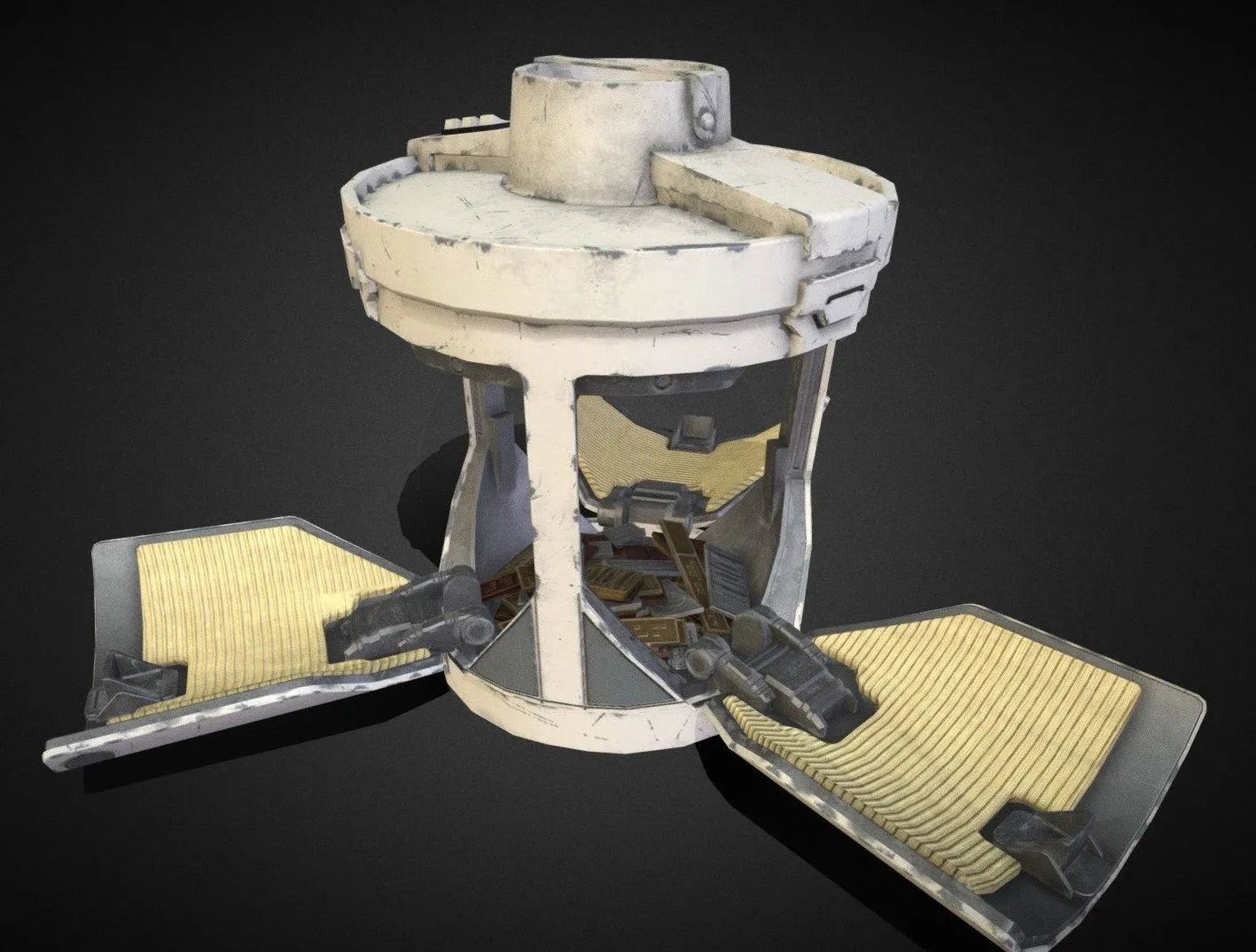 PBR Game 3D Models – Star Wars Camtono Prop Open