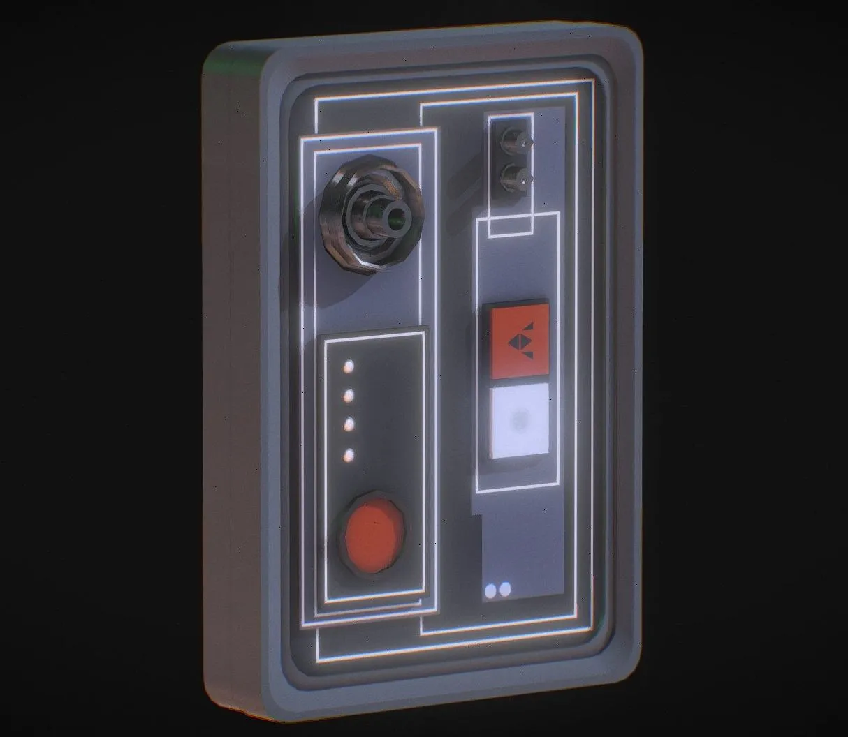 PBR Game 3D Models – Star Wars Door Panel