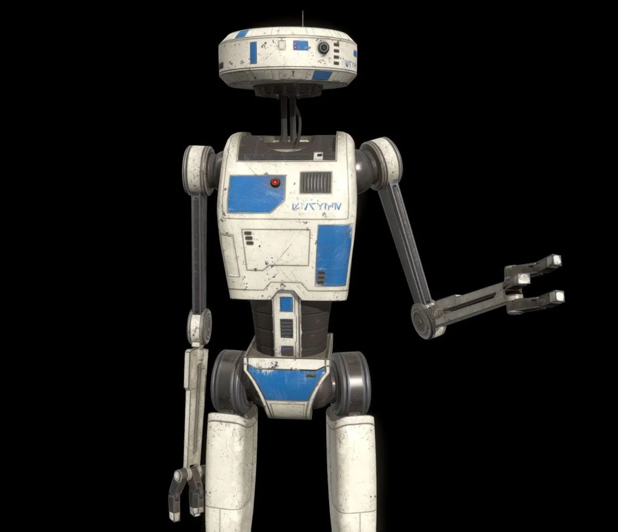 PBR Game 3D Models – Star Wars Droid Kd 27