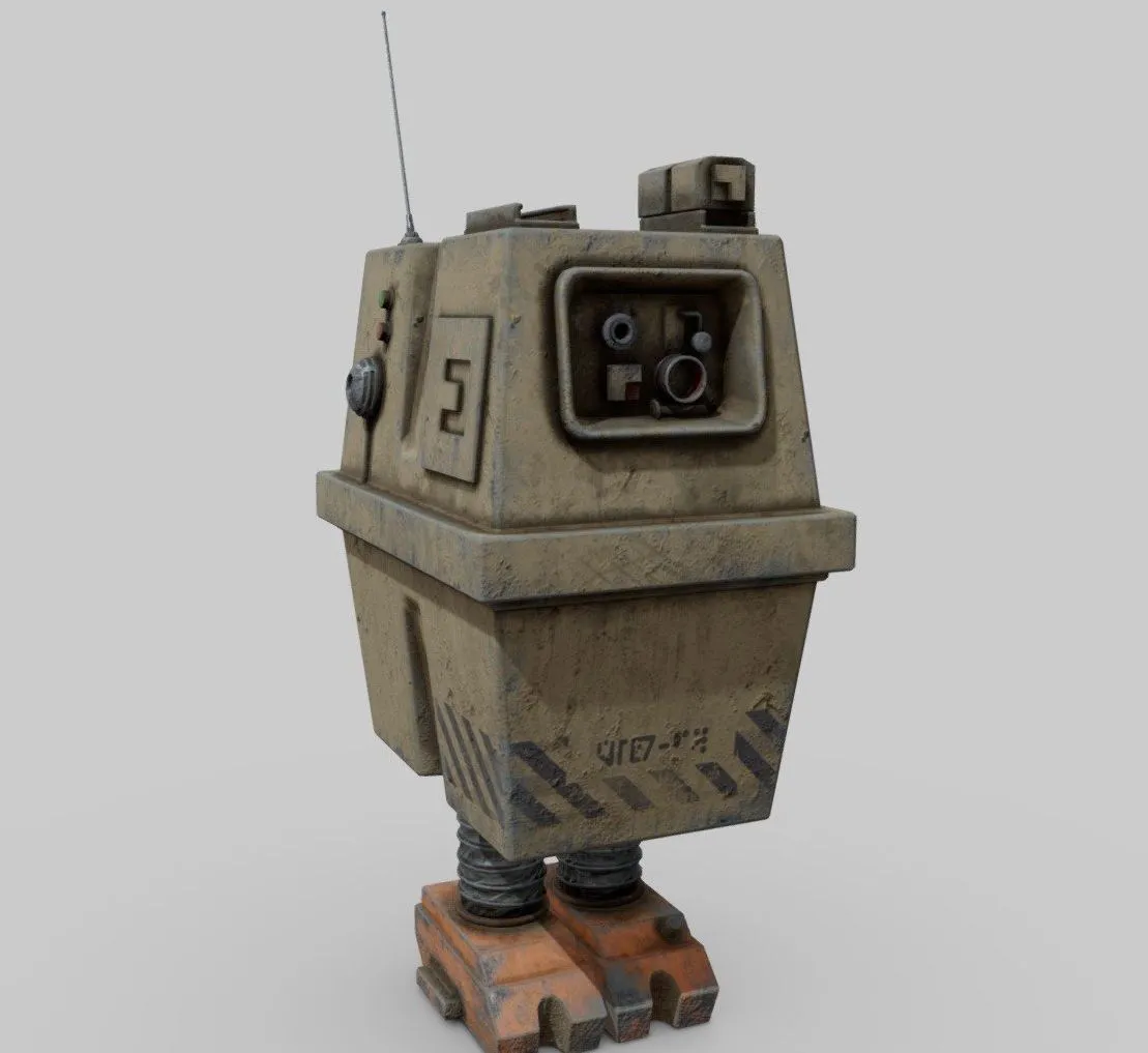 PBR Game 3D Models – Star Wars Gonk Droid