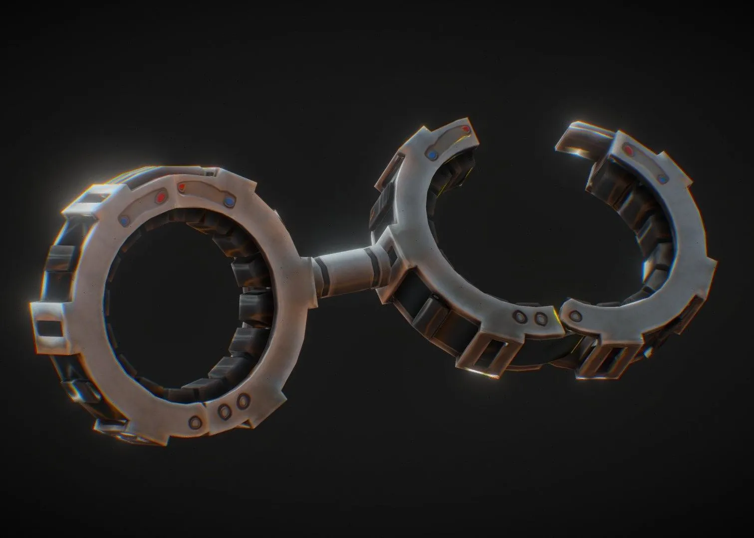 PBR Game 3D Models – Star Wars Imperial Binders Handcuffs
