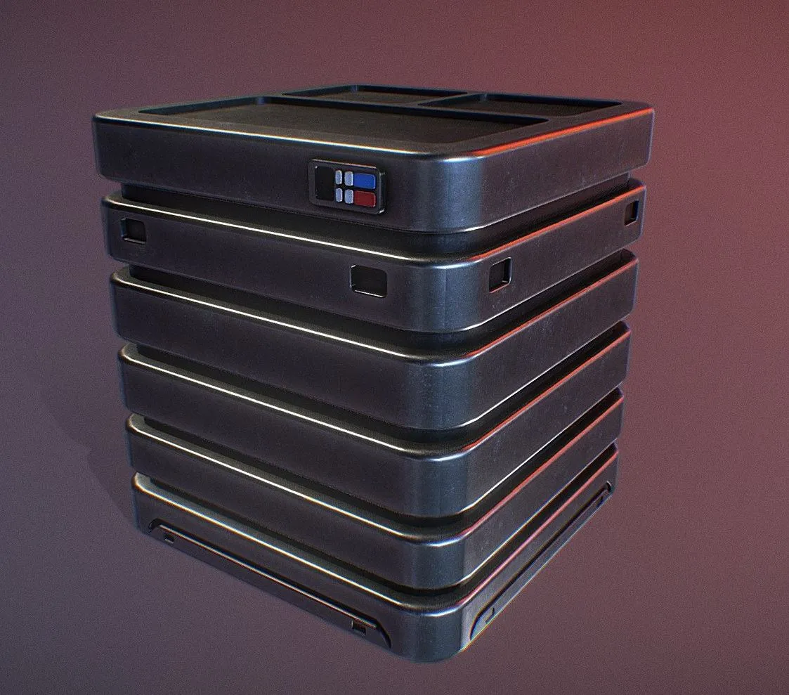 PBR Game 3D Models – Star Wars Imperial Crate
