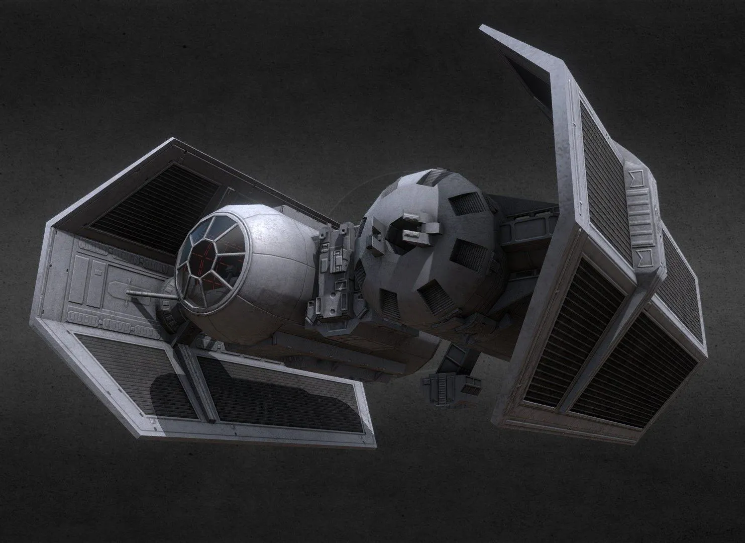 PBR Game 3D Models – Star Wars Imperial Tie Bomber