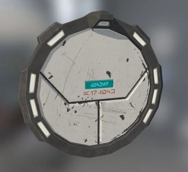 PBR Game 3D Models – Star Wars Kotor Style Blast Door