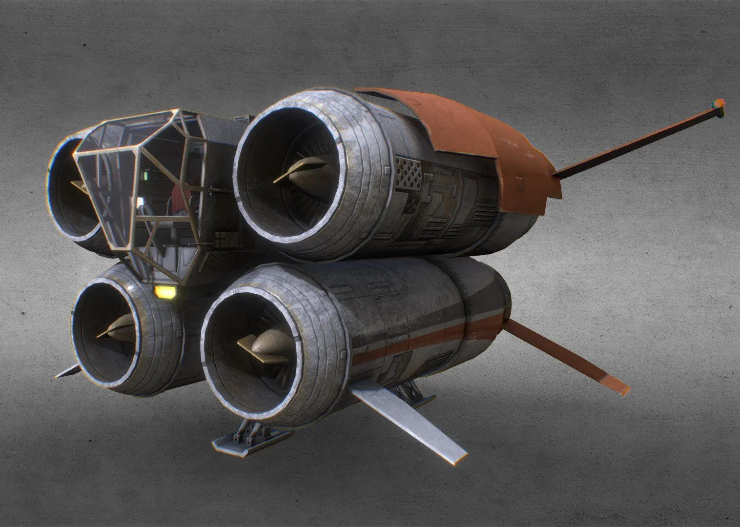 PBR Game 3D Models – Star Wars Quadjumper