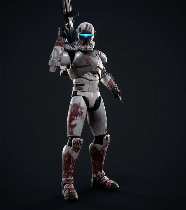 PBR Game 3D Models – Star Wars Republic Commando