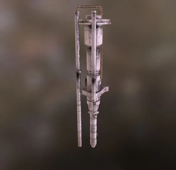 PBR Game 3D Models – Star Wars Street Pipe Asset